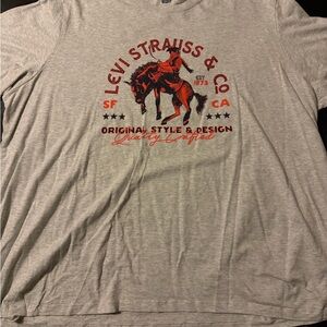 Levi's Gray T-Shirt mens 2XL
